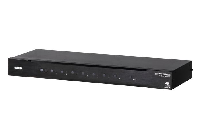 Aten VS0801HB - Commutateur HDMI 8 ports True 4K 60Hz 4:4:4, HDR10+, HDCP 2.2, RS-232 et IR, Auto-switching, Rack Mountable Aten VS0801HB - Commutateur HDMI 8 ports True 4K 60Hz 4:4:4, HDR10+, HDCP 2.2, RS-232 et IR, Auto-switching, Rack Mountable