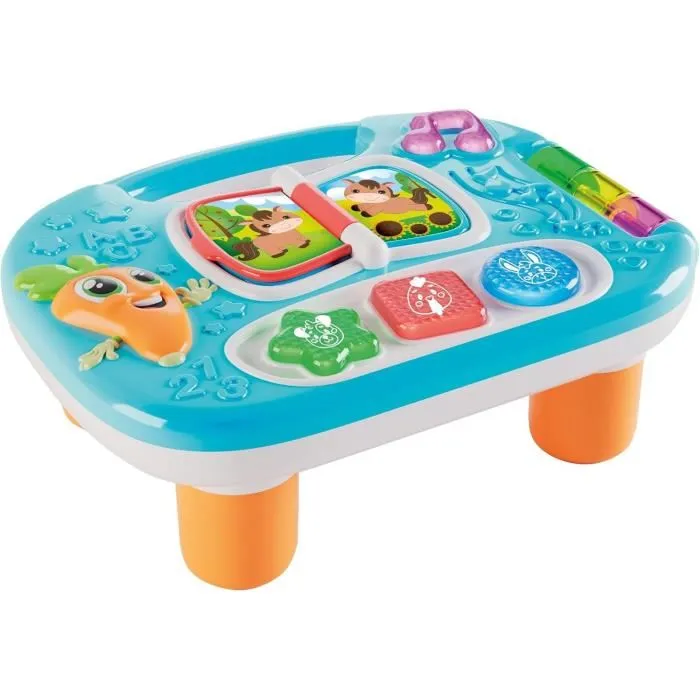 Lisciani Giochi Carotina Baby - Mini Table Éducative La Ferme, Découverte des Animaux, Sons et Mélodies pour Enfants dès 12 Mois