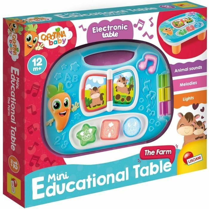 Lisciani Giochi La Ferme - Mini table éducative CAROTINA BABY avec sons et mélodies Lisciani Giochi La Ferme - Mini table éducative CAROTINA BABY avec sons et mélodies