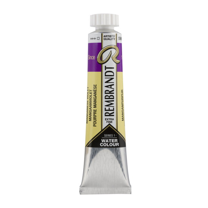 Rembrandt Aquarelle Tube 20 ml Violet Manganèse 596 Rembrandt Aquarelle Tube 20 ml Violet Manganèse 596
