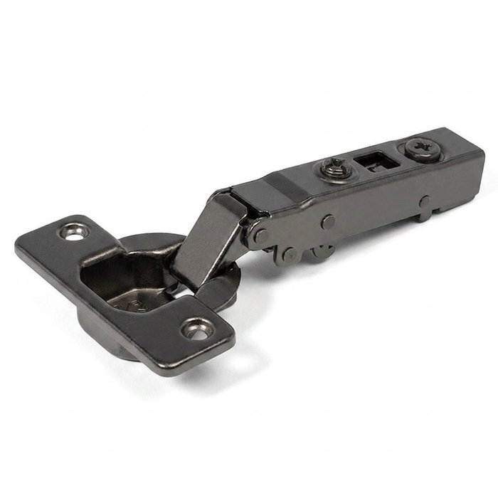 HERRAJES ALK Charnière cazoleta 35 mm PUMA CLIP CAM, bras acodé, fermeture amortie, nickel mat HERRAJES ALK Charnière cazoleta 35 mm PUMA CLIP CAM, bras acodé, fermeture amortie, nickel mat