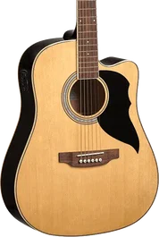 EKO Guitare Acoustique Dreadnought Ranger 6 A/E Cutaway - Natural