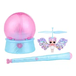 L.O.L. Surprise Magic Flyers Fairies Tots - Poupée volante Snowflake avec ailes scintillantes, boule lumineuse et baguette de contrôle - Jouet pour enfants dès 4 ans