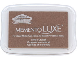 Tsukineko Tampon encreur MEMENTO LUXE couleur biscuits au caramel 96x63mm