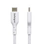 Câble USB Startech USB2CC3MWHE Blanc 3 m