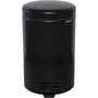 Brabantia Newicon Poubelle à pédale 12 L noir mat