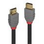 Lindy Cable HDMI 2.0 Standard Anthra Line, câble triple blindage 20m pour 4K/UHD, contacts dorés, connecteurs robustes