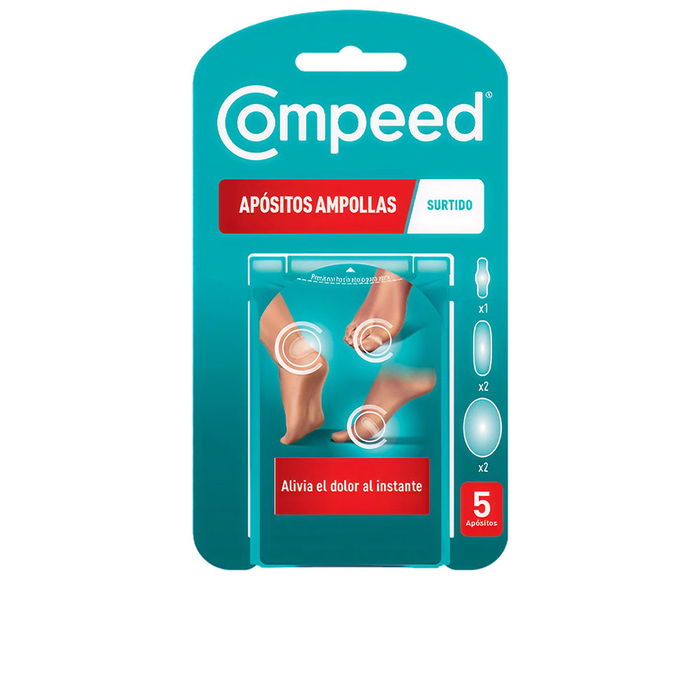 Compeed Pansements Anti-Ampoules Assortis 5 Unités 3 Tailles Compeed Pansements Anti-Ampoules Assortis 5 Unités 3 Tailles