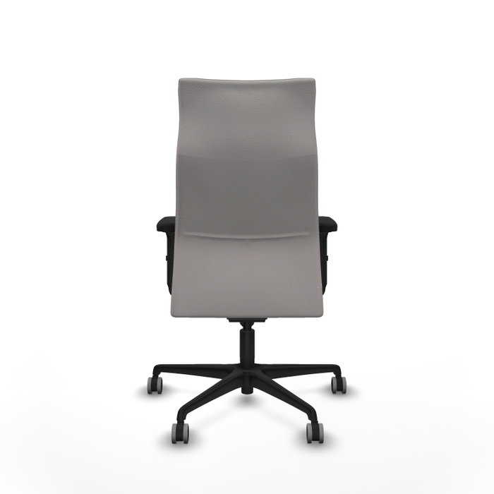 Piqueras Y Crespo Fauteuil Albacete, mécanisme synchrone, simili-cuir blanc, accoudoirs 2D
