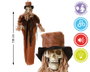 BigBuy Home Décoration d'Halloween Épouvantail 135 cm avec lumière, son et mouvement