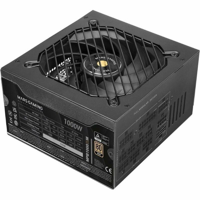 Bloc d’Alimentation Mars Gaming MPB1000SIM ATX 1000 W 80 Plus Gold Bloc d’Alimentation Mars Gaming MPB1000SIM ATX 1000 W 80 Plus Gold