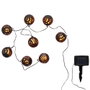 Outfit Guirlande LED 8 lumières solaire avec 80 LEDs blanc chaud