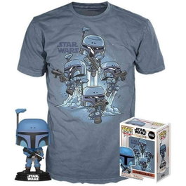 FUNKO Set figurine POP & Tee Star Wars Mandalorian L