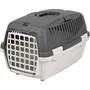 Trixie Box de Transport pour Chien et Chat Capri 1 XS - 32 x 31 x 48 cm - Gris Clair et Gris Foncé - Plastique Ventilé - Jusqu'à 6 kg