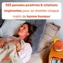 Morphee SUN - Réveil simulateur d'aube et de crépuscule avec pensées positives