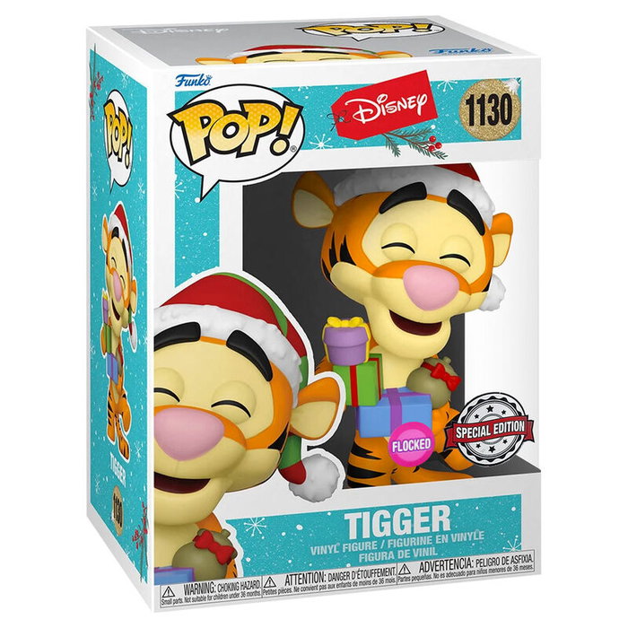 FUNKO Figura POP Disney Holiday Tigger Flocked Exclusive