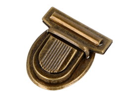 Innspiro Fermoir Tupi Oval en Acier Or Vieil 50x45 mm