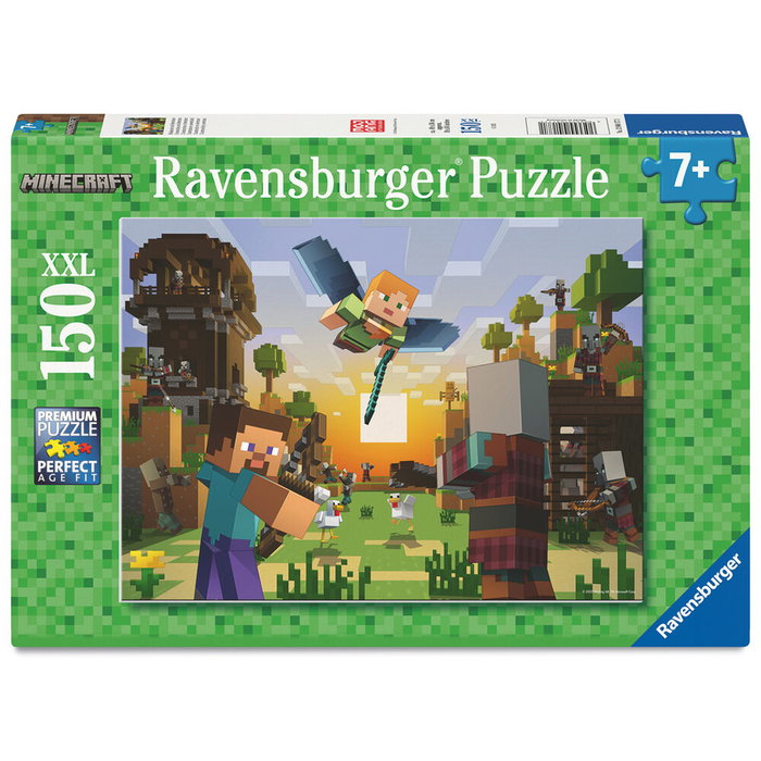 RAVENSBURGER Puzzle Minecraft XXL 150 pièces - 49 x 36 cm - À partir de 6 ans RAVENSBURGER Puzzle Minecraft XXL 150 pièces - 49 x 36 cm - À partir de 6 ans