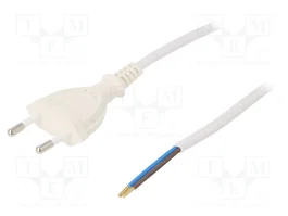 PLASTROL Câble d'alimentation H03VVH2-F, OMY 2x0,75mm2 3m CEE 7/16 (C)