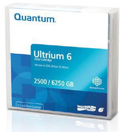 Quantum Cartouche LTO-6 Ultrium - 2.5 To Native, 6.25 To Compressé - Bande de sauvegarde haute capacité et durabilité