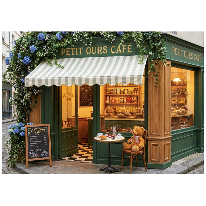 EDUCA Puzzle 1000 pièces El Café del Osito