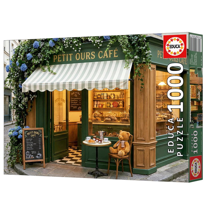 EDUCA Puzzle 1000 pièces El Café del Osito