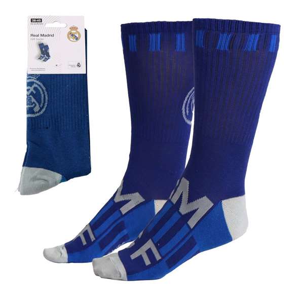 Cerdá Chaussettes Football Real Madrid Taille 38-45 - Bleu