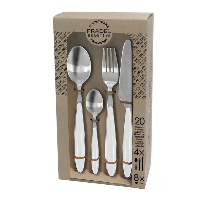 Pradel Set de 20 Couverts Inox Colorfull 18-0-1,5 mm