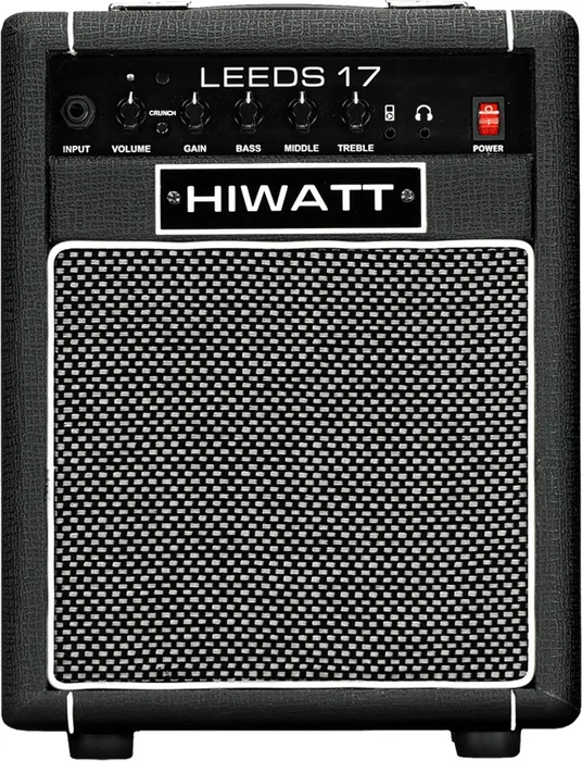 HIWATT Amplificateur pour Guitare Combo Leeds 17W Bluetooth 1x8" Noir