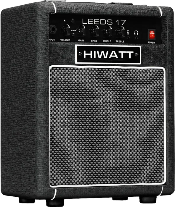 HIWATT Amplificateur pour Guitare Combo Leeds 17W Bluetooth 1x8" Noir
