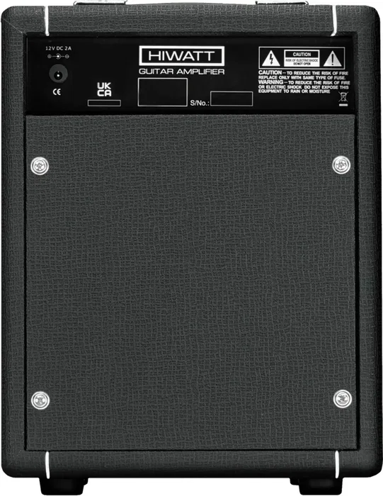 HIWATT Amplificateur pour Guitare Combo Leeds 17W Bluetooth 1x8" Noir