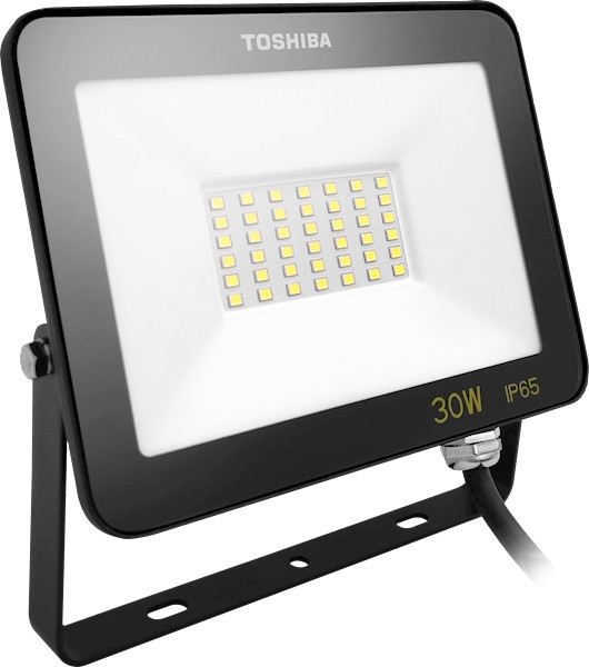 TOSHIBA Projecteur LED 30W 6500K IP65 - Noir
