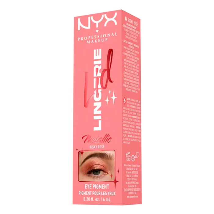Nyx Professional Make Up Ombre à paupières LID LINGERIE Risky Rose