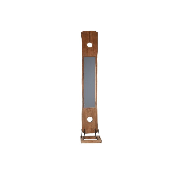 Home ESPRIT Miroir sur pied Naturel Verre Teck 45 X 45 X 285 CM