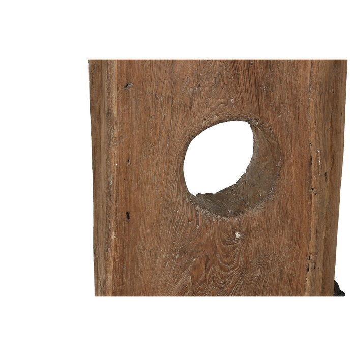 Home ESPRIT Miroir sur pied Naturel Verre Teck 45 X 45 X 285 CM