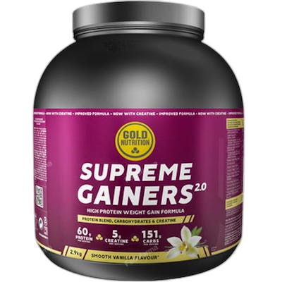 GOLD NUTRITION SUPREME GAINERS 2.0 VANILLE - 2,9 KG GOLD NUTRITION SUPREME GAINERS 2.0 VANILLE - 2,9 KG