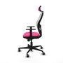 Piqueras y Crespo Chaise de Bureau avec Appui-tête 1D036G2 Rose