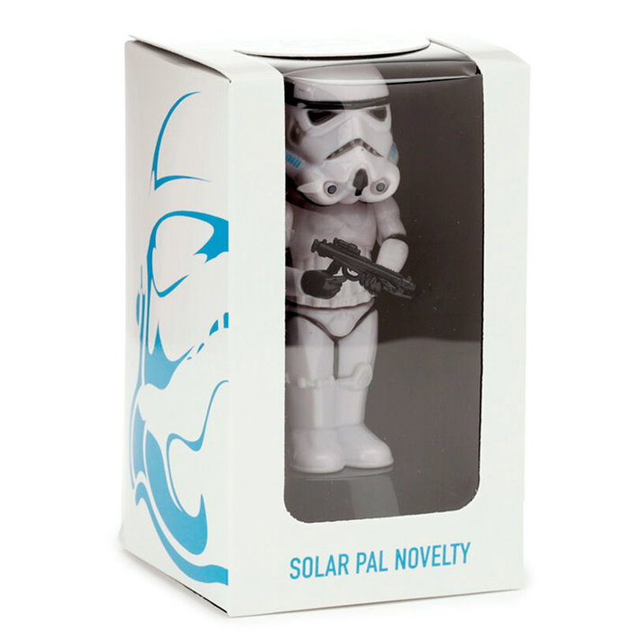 PUCKATOR Figurine solaire Imperial Stormtrooper Star Wars - Plastique - Dimensions: 13x7x7 cm PUCKATOR Figurine solaire Imperial Stormtrooper Star Wars - Plastique - Dimensions: 13x7x7 cm