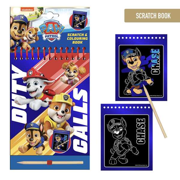 Cerdà - Set de Papelería - Bloc de grattage Paw Patrol 14.0 x 20.5 x 1.0 cm pour enfants dès 3 ans - Bleu Cerdà - Set de Papelería - Bloc de grattage Paw Patrol 14.0 x 20.5 x 1.0 cm pour enfants dès 3 ans - Bleu