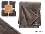 Giftdecor Manteau Sedalina Gris Foncé 130x160 cm, 100% Polyester (Set de 8)