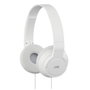 JVC HA-S180-W Casque Audio Pliable Filaire Blanc - Son Haute Fidélité, Confort Léger, Connexion Jack 3.5mm