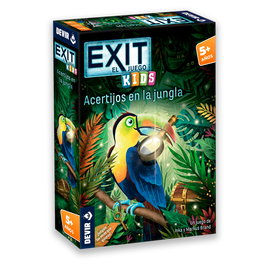 DEVIR Exit: Acertijos En La Jungla BGEXIT22SP - Jeu de cartes d'énigmes en espagnol pour enfants à partir de 5 ans