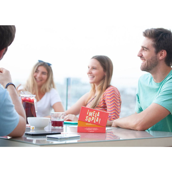 HELLOFUN! Jeu de société ¡Me La Sopla! en français - Boîte jeu questions (+18 ans, +4 joueurs) pour soirée entre amis
