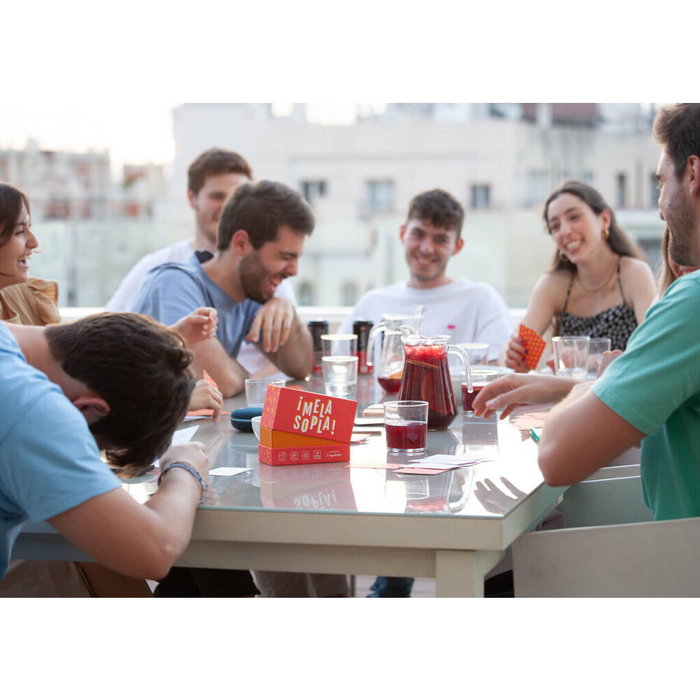 HELLOFUN! Jeu de société ¡Me La Sopla! en français - Boîte jeu questions (+18 ans, +4 joueurs) pour soirée entre amis