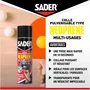 SADER - Colle néoprène en aérosol extra forte multi-usages, prise immédiate, pour tous matériaux (bois, métal, plastique, cuir, mousse) - Bombe 500 ml