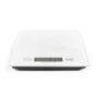 Livoo DOM451W Balance de cuisine électronique ultra slim avec plateau en verre, 5 kg