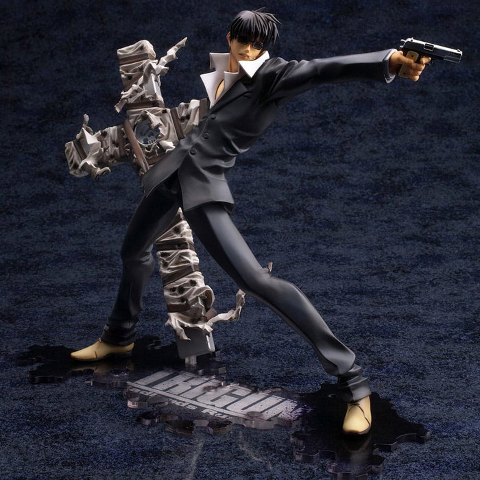Kotobukiya Statue Trigun Badlands Rumble ARTFX J Nicholas D. Wolfwood 1/8 20 cm Accessoires