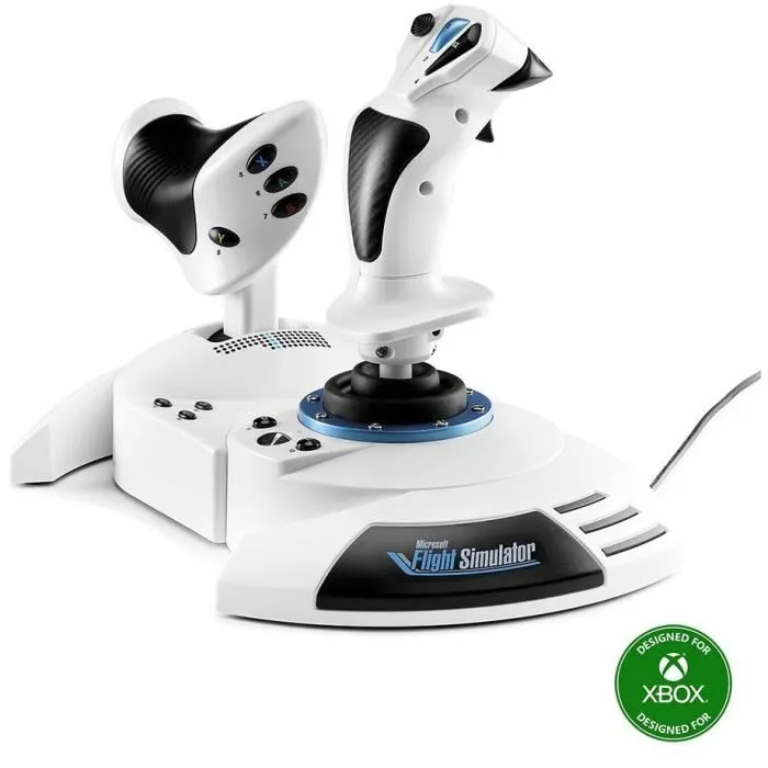 Thrustmaster T.Flight Hotas One MSFS Edition - Joystick de simulation de vol pour Xbox Series X|S et PC - Blanc