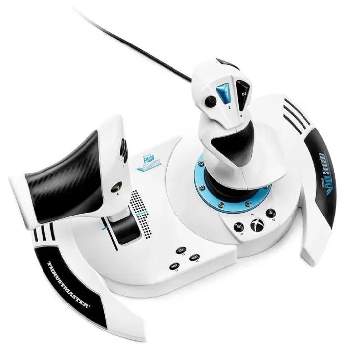 Thrustmaster T.Flight Hotas One MSFS Edition - Joystick de simulation de vol pour Xbox Series X|S et PC - Blanc