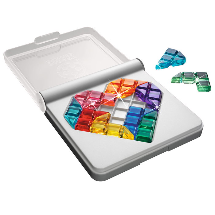 Smart Games - Juego De Ingenio IQ Love SG302 - Jeu de réflexion et casse-tête, plateau réversible à 2 faces, 10 pièces, 120 défis, à partir de 7 ans